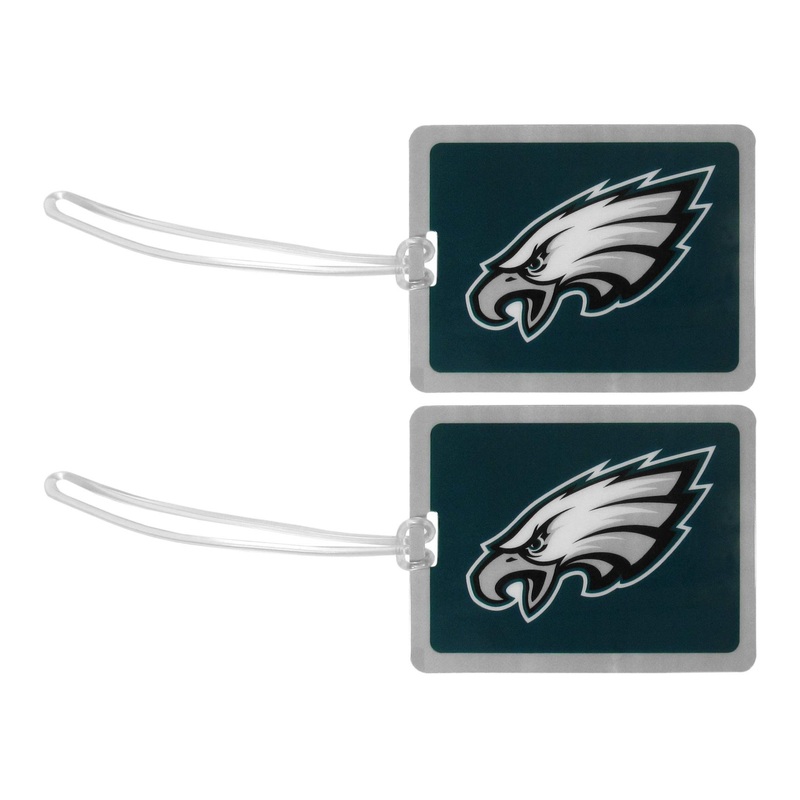 Siskiyou NFL Unisex Vinyl Luggage Tag 2pk - Blue | Officially Licensed ...